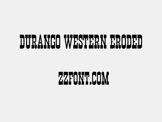 Durango Western Eroded