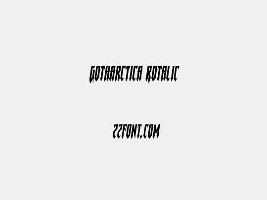 Gotharctica Rotalic