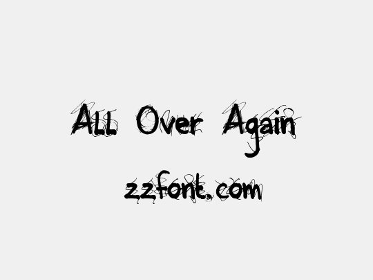 All Over Again