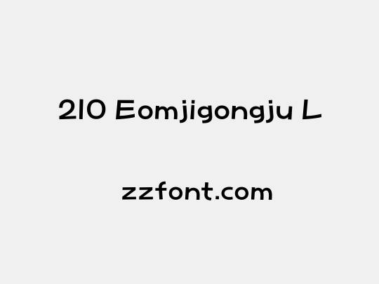 210 Eomjigongju L