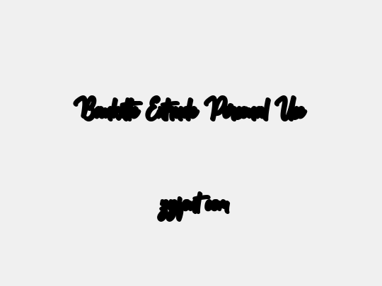 Bankitte Extrude Personal Use