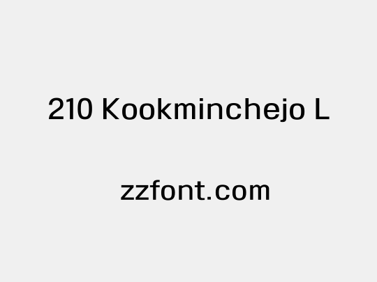 210 Kookminchejo L