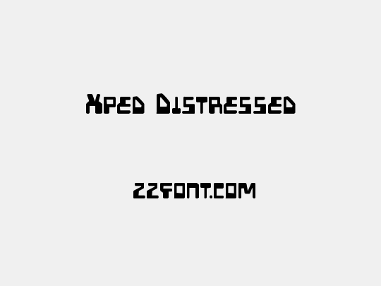 Xped Distressed