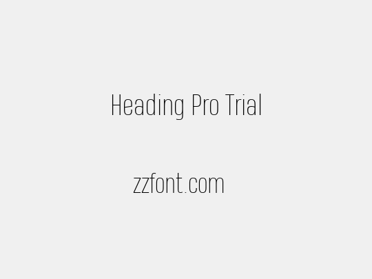Heading Pro Trial