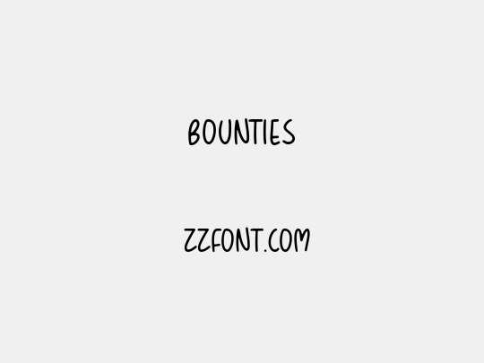 BOUNTIES
