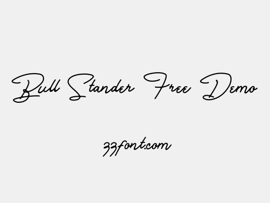 Bull Stander Free Demo