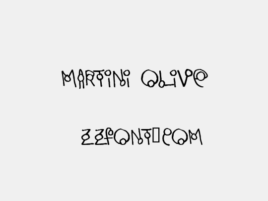 Martini Olive