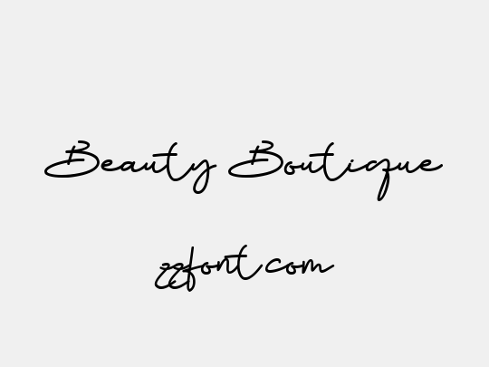 Beauty Boutique