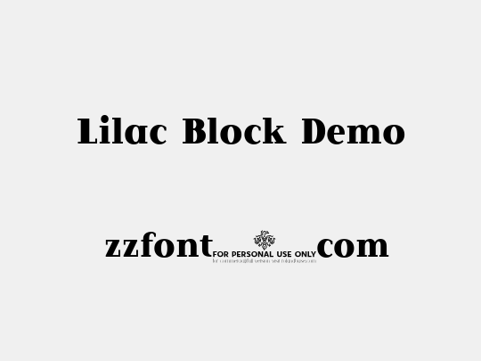 Lilac Block Demo