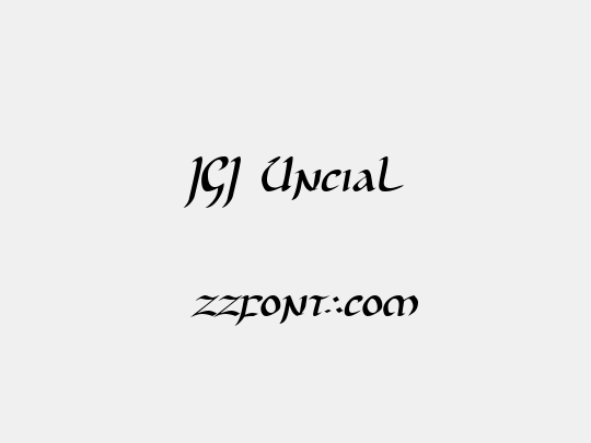 JGJ Uncial