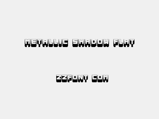 Metallic Shadow Flat