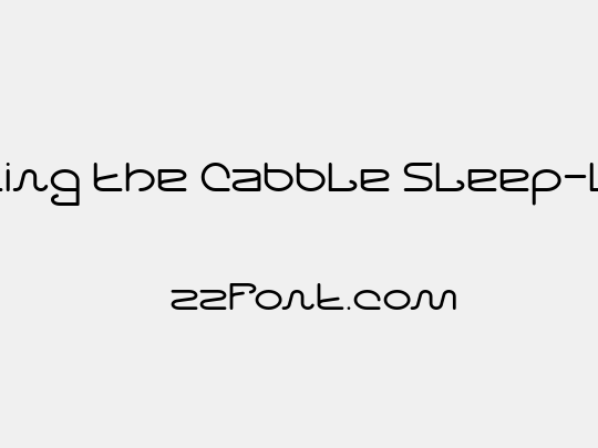 Letting The Cabble Sleep-Light