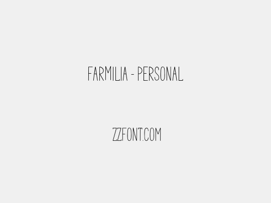 Farmilia - PERSONAl