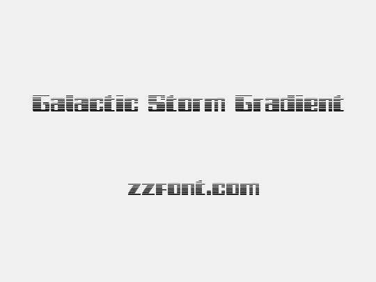 Galactic Storm Gradient
