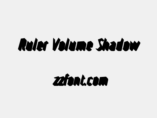Ruler Volume Shadow