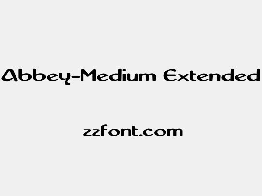 Abbey-Medium Extended