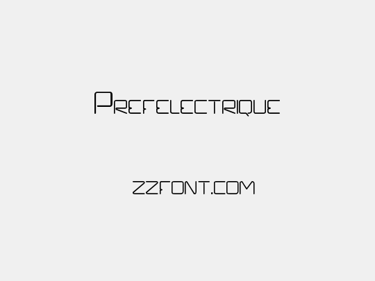 Prefelectrique