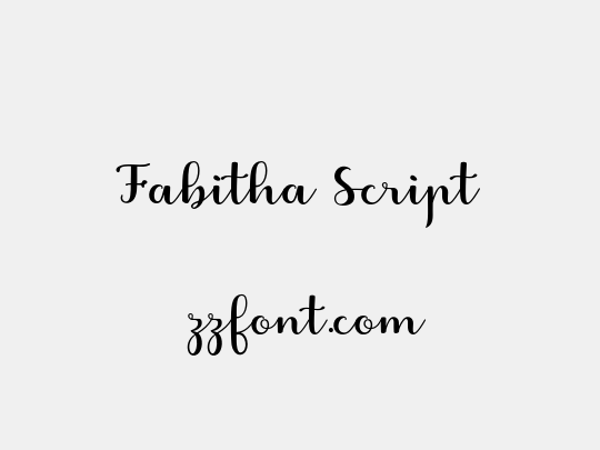 Fabitha Script
