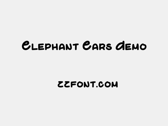 Elephant Ears Demo