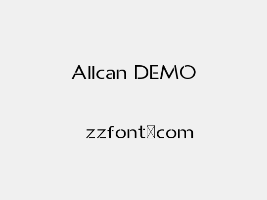 Allcan DEMO