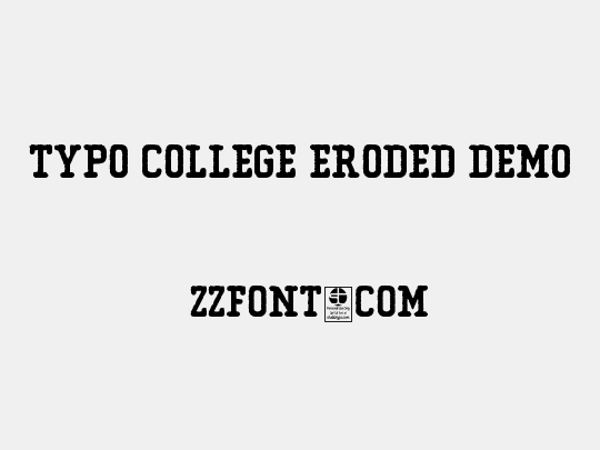 Typo College Eroded Demo