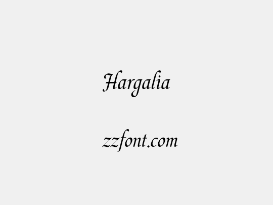 Hargalia