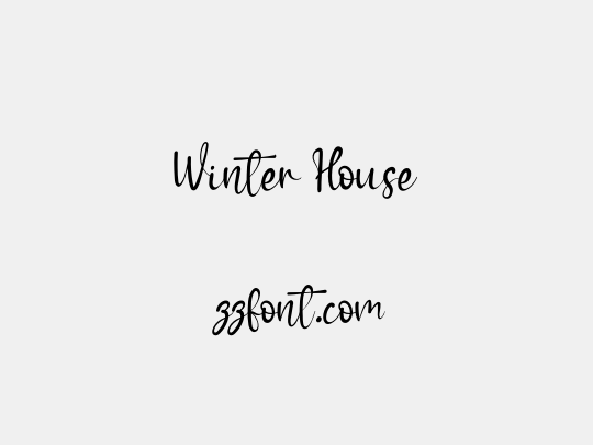 Winter House