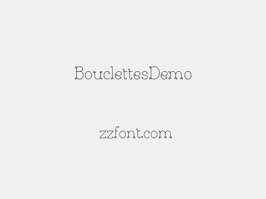BouclettesDemo