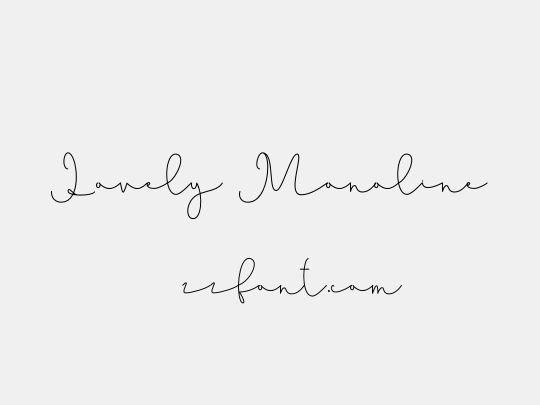 Lovely Monoline