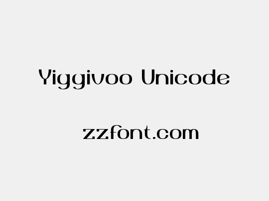 Yiggivoo Unicode