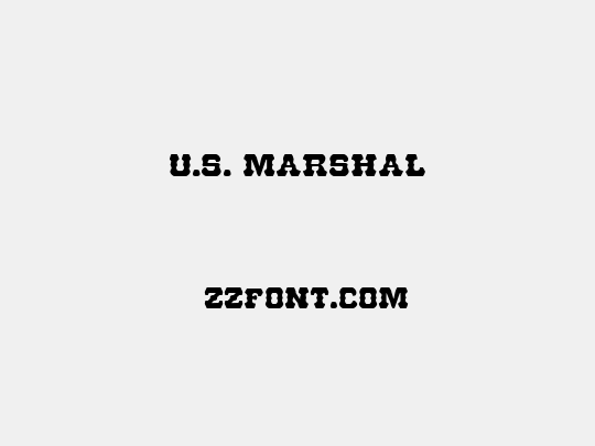 U.S. Marshal