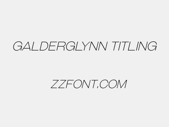 Galderglynn Titling