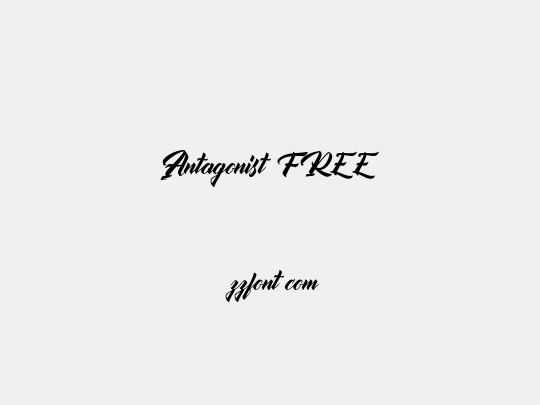 Antagonist FREE