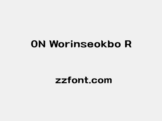 ON Worinseokbo R