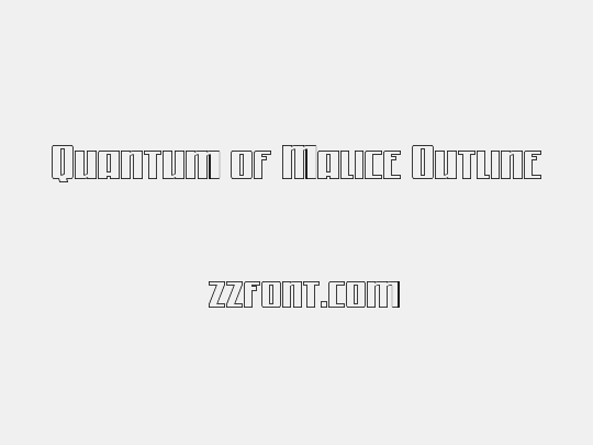 Quantum of Malice Outline