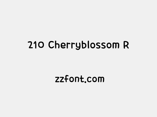 210 Cherryblossom R