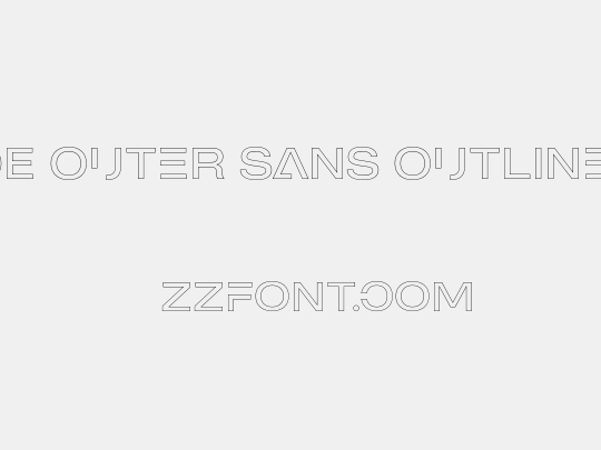 MADE Outer Sans Outline Alt