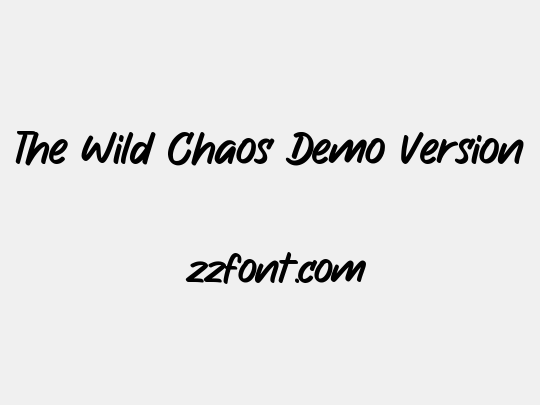 The Wild Chaos Demo Version