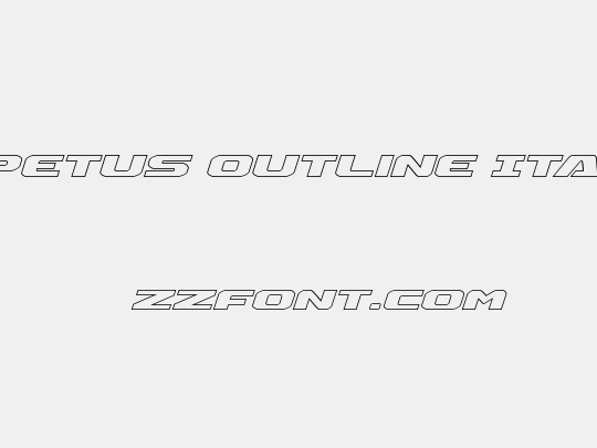 Iapetus Outline Italic