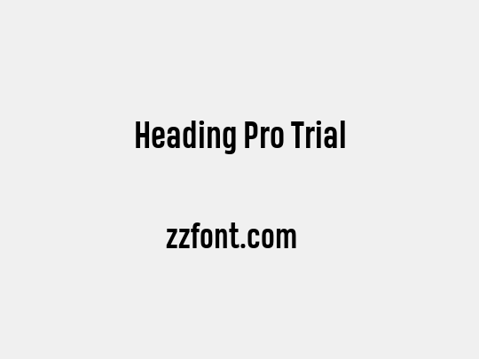 Heading Pro Trial