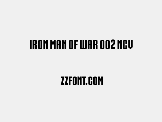 IRON MAN OF WAR 002 NCV