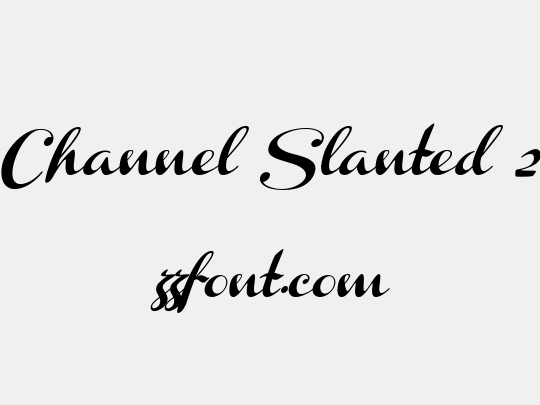 Channel Slanted 2