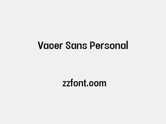 Vacer Sans Personal