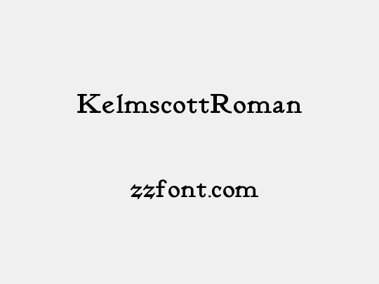 KelmscottRoman