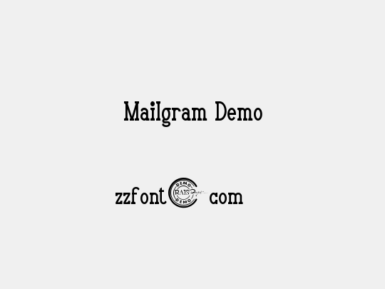 Mailgram Demo