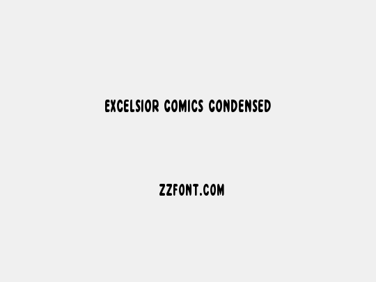 Excelsior Comics Condensed