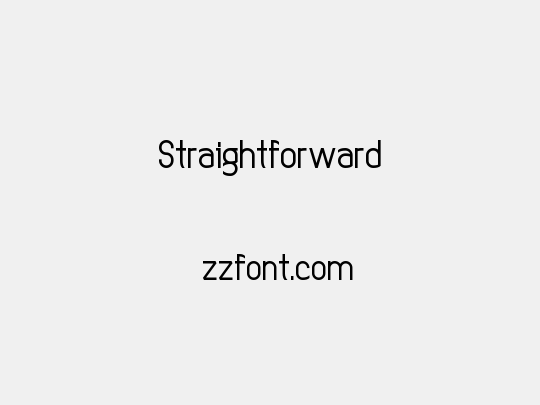 Straightforward
