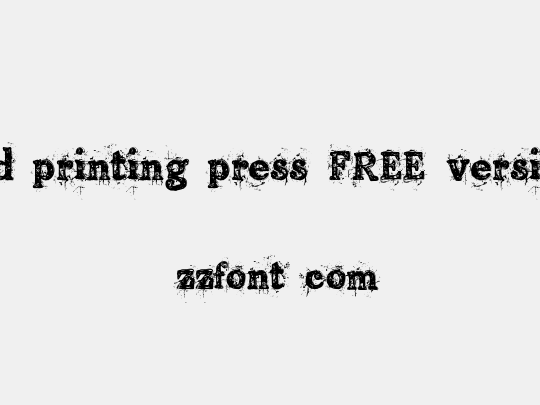 Old printing press_FREE-version