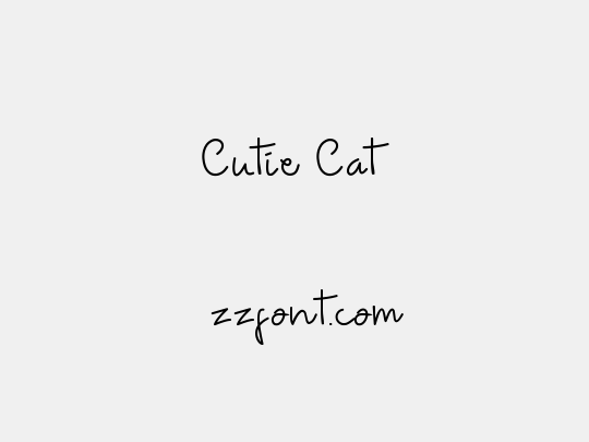 Cutie Cat
