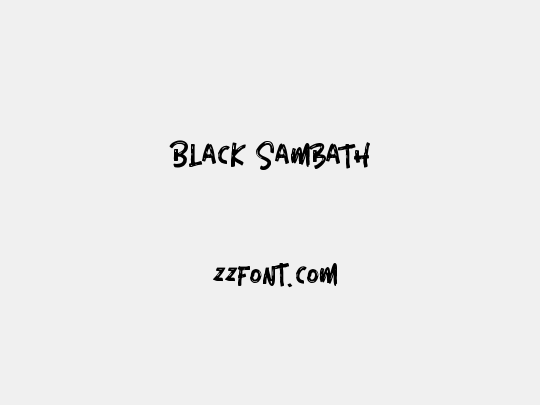 Black Sambath